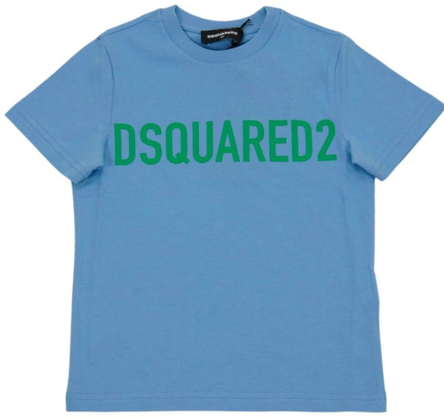 Kids Dsquared2 T-Shirts | Dsquared2 Relax Eco Maglietta T-Shirt Blauw