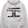 Heren JORCUSTOM | Jorcustom Artist Zipped Hoodie Lightgrey Grijs