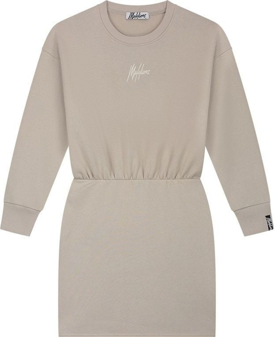 Dames Malelions | Malelions Women Nena Sweater Dress - Taupe Taupe