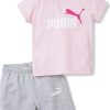 Kids Puma Sets | Puma Suit Kid Minicats Tee & Shorts Set 845839.16 Divers