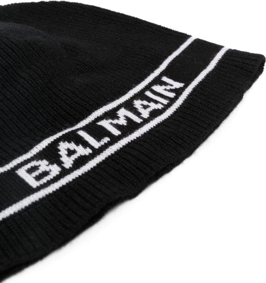 Kids Balmain Mutsen & Petten | Balmain Hat Black Zwart