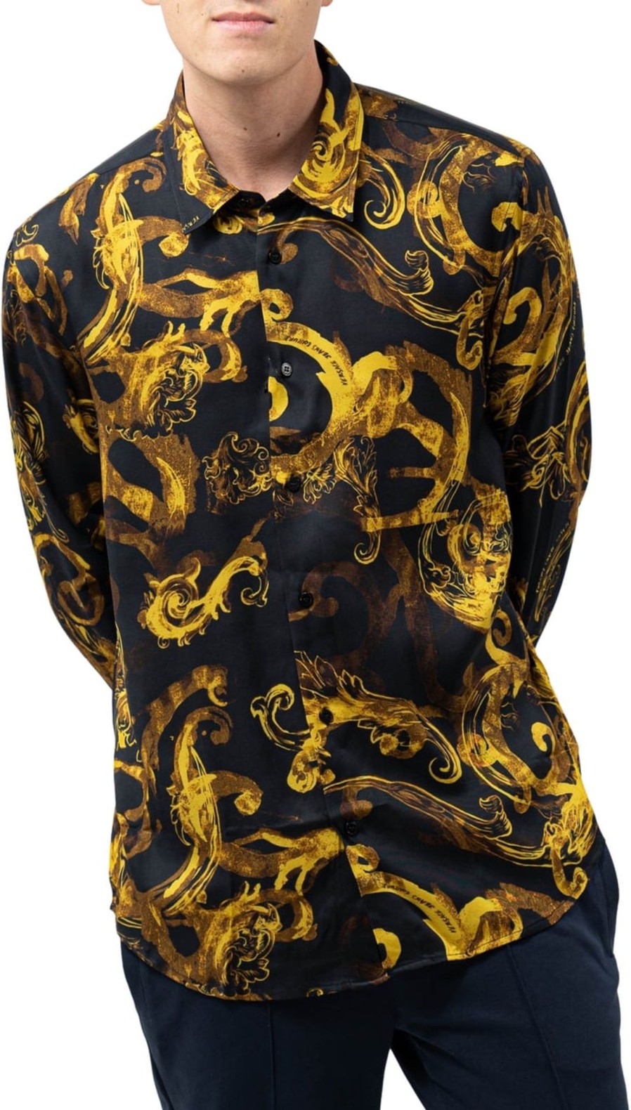 Heren Versace Jeans Couture | Versace Jeans Couture Blouse Zwart