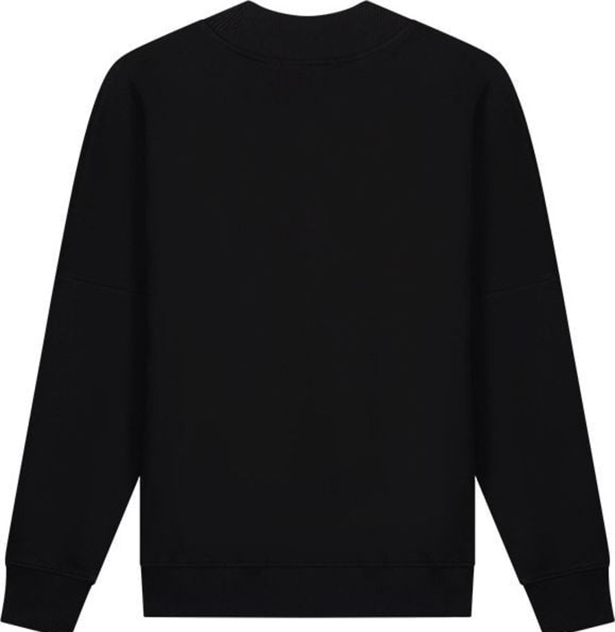 Dames Malelions | Malelions Essentials Brand Sweater - Black Zwart