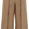 Kids Burberry Broeken | Burberry Wide-Leg Trousers Beige