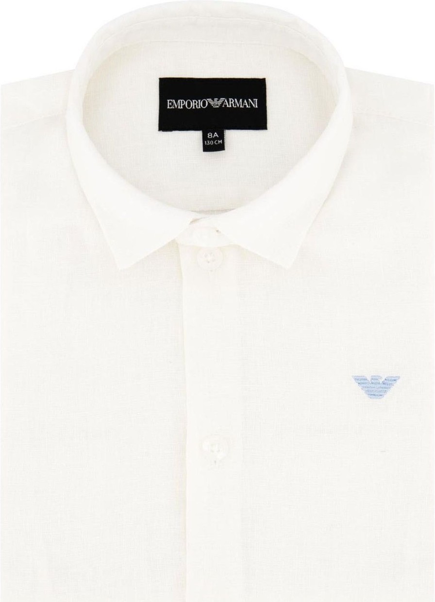 Kids Emporio Armani Overhemden | Emporio Armani Shirt Wit