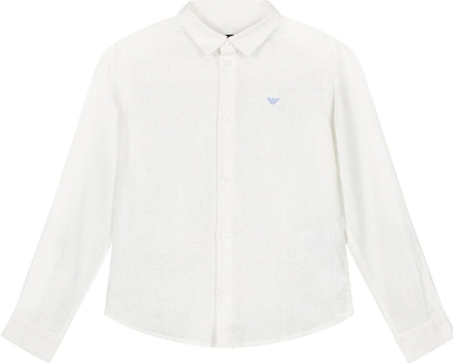 Kids Emporio Armani Overhemden | Emporio Armani Shirt Wit