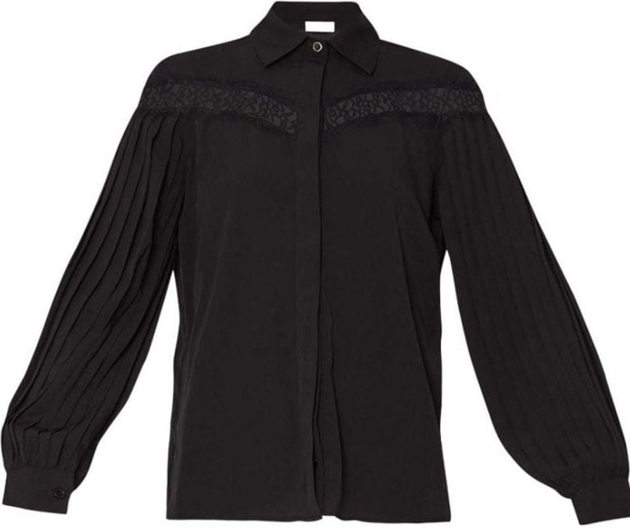 Dames Liu Jo | Liu Jo Liu Jo Blouse Zwart Polyester Maat 48 It Blouses Zwart Zwart