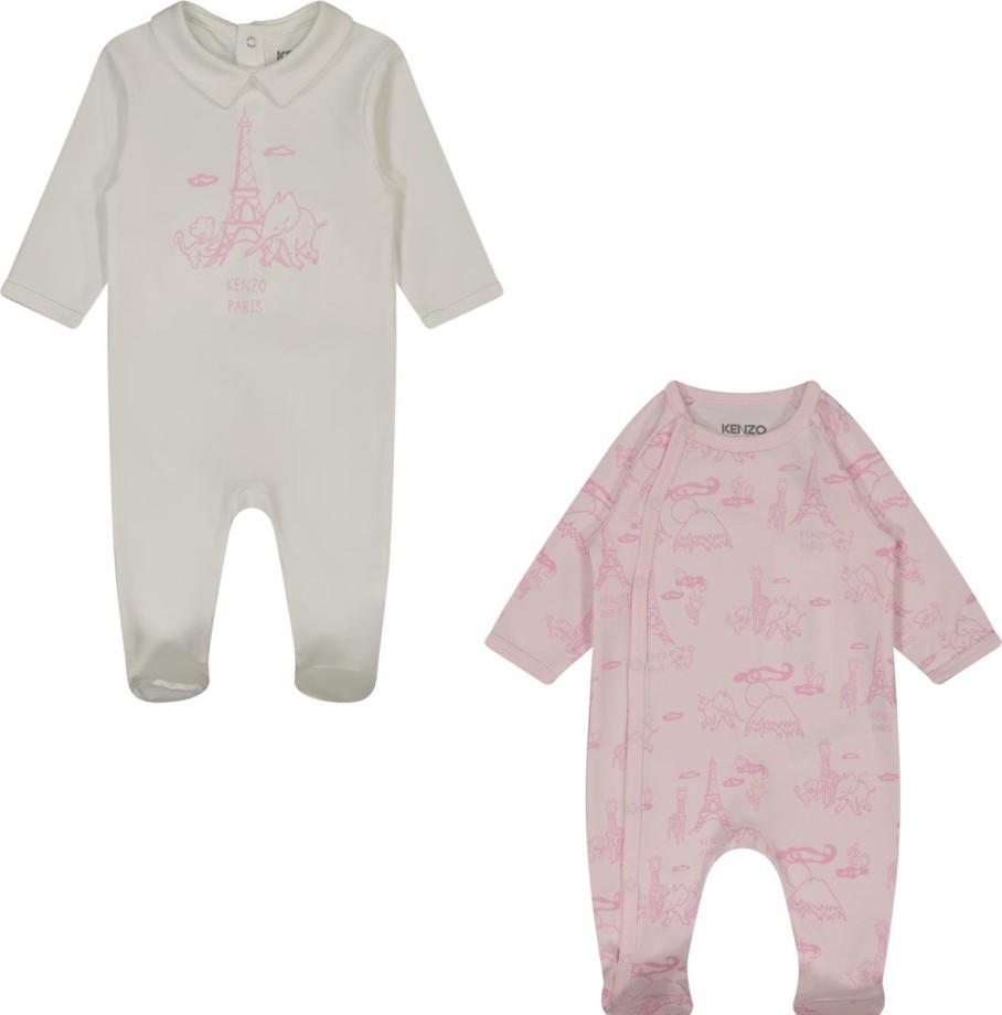 Kids Kenzo Sets | Kenzo Kids K98144 Boxpakje Roze Roze