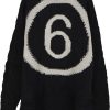 Kids MM6 Maison Margiela Truien | Mm6 Maison Margiela Maglia Black Zwart