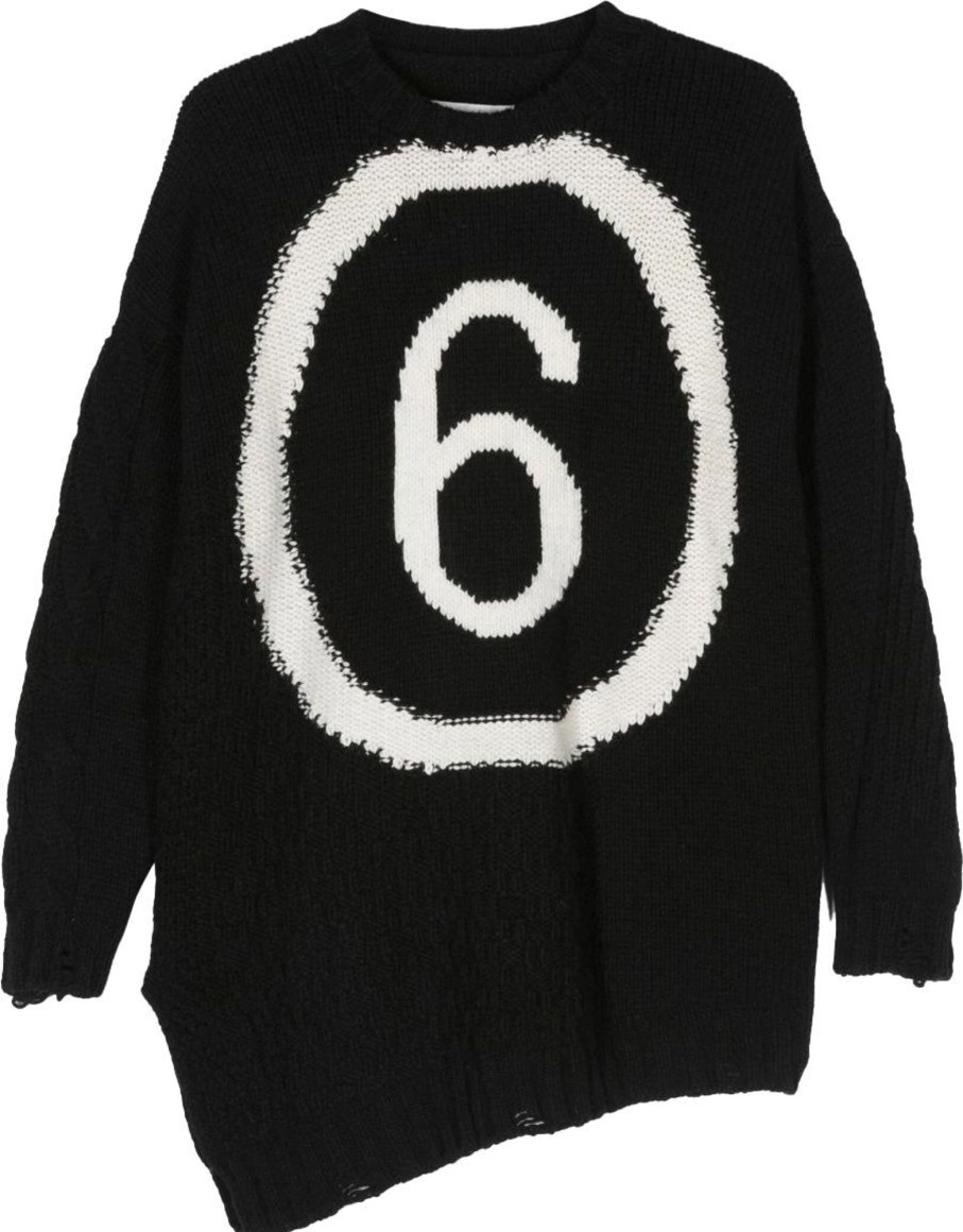 Kids MM6 Maison Margiela Truien | Mm6 Maison Margiela Maglia Black Zwart