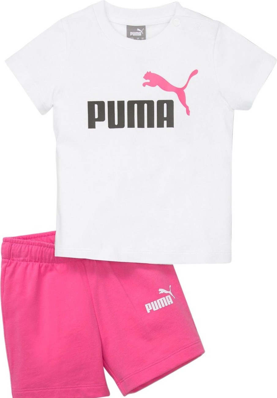 Kids Puma Sets | Puma Suit Kid Minicats Tee & Shorts Set 845839.52 Divers