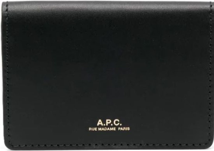 Dames A.P.C. | A.P.C. Porte Cartes Stefan Black Zwart