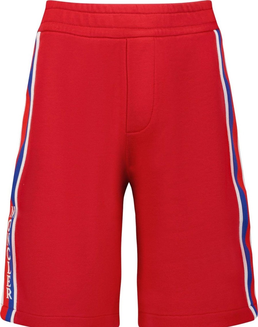 Kids Moncler Shorts | Moncler Moncler 8H00015 809Ag Kinder Shorts Rood Rood