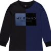 Kids My Brand T-Shirts | My Brand Two Sides Longsleeve Zwart