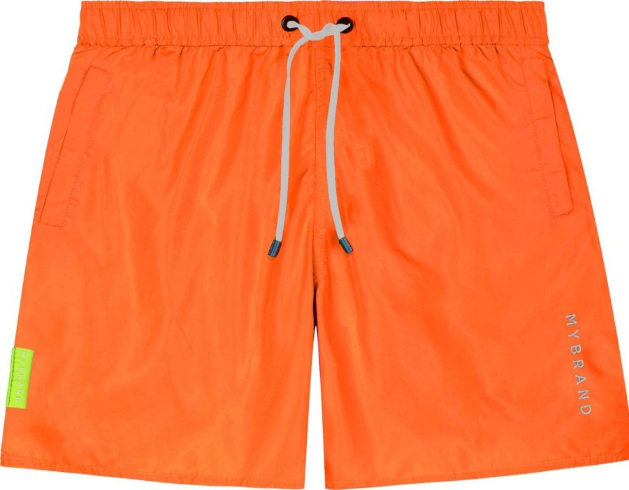 Heren My Brand | My Brand Basic Swim Capsule Swimshort Oranje