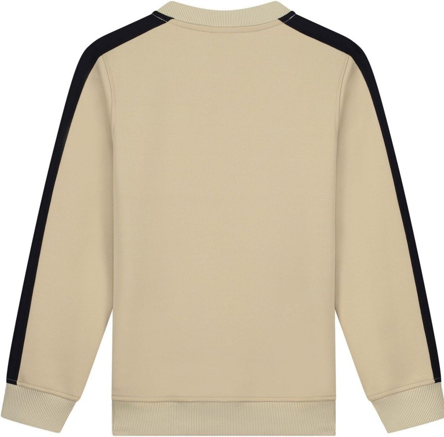 Kids Malelions Truien | Malelions Academy Sweater - Sand/Black Beige