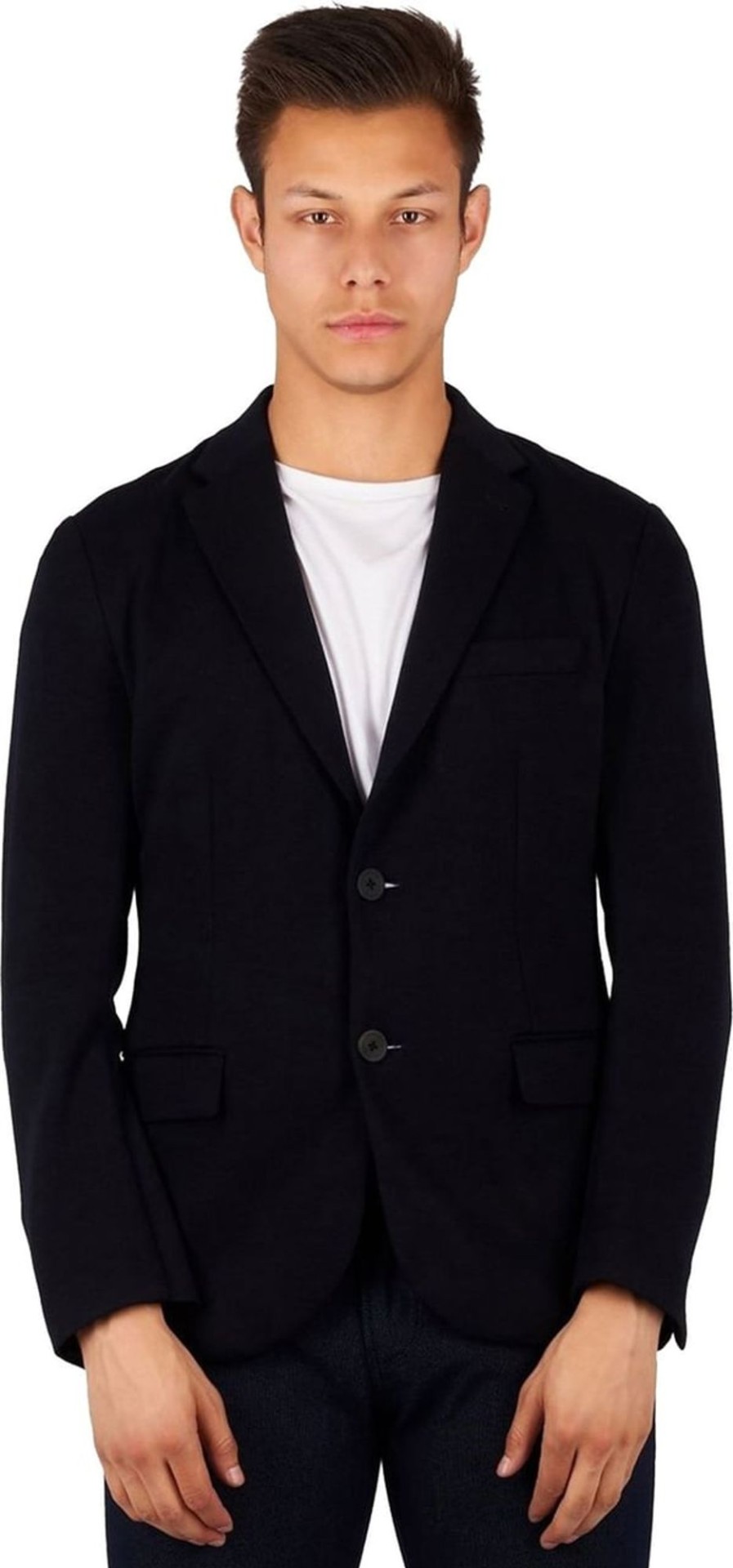 Heren Emporio Armani | Emporio Armani Blue Blazer Blauw