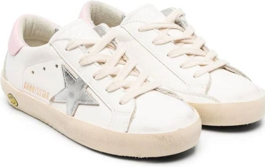 Kids Golden Goose Schoenen | Golden Goose Super Star White Wit