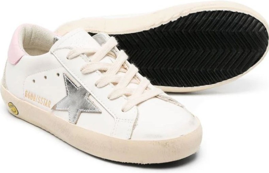 Kids Golden Goose Schoenen | Golden Goose Super Star White Wit