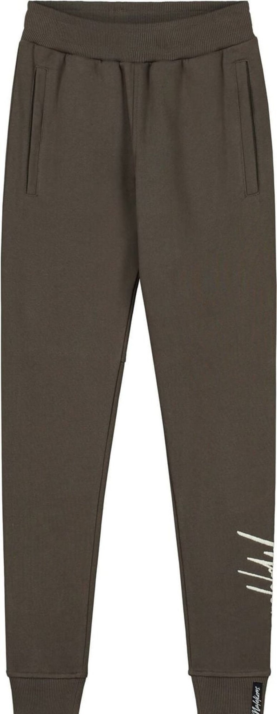 Kids Malelions Broeken | Malelions Split Trackpants - Brown/Beige Bruin