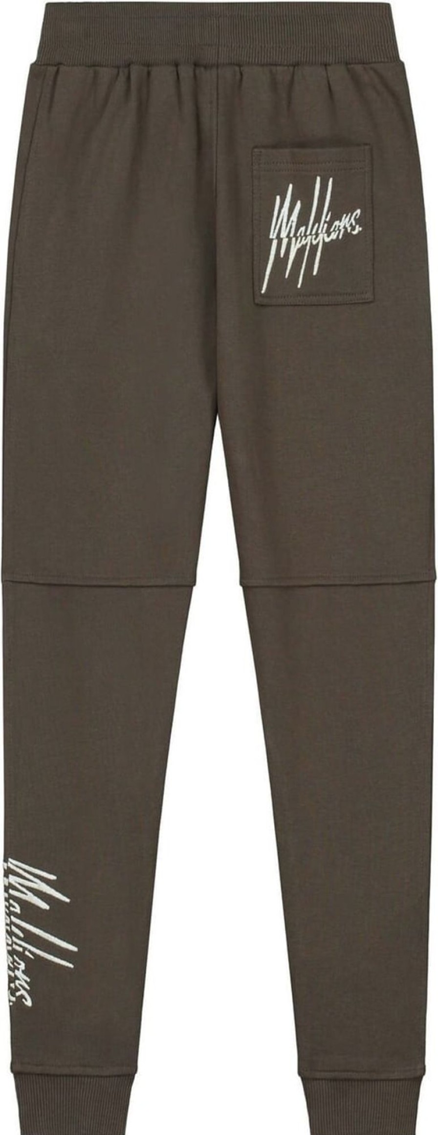 Kids Malelions Broeken | Malelions Split Trackpants - Brown/Beige Bruin