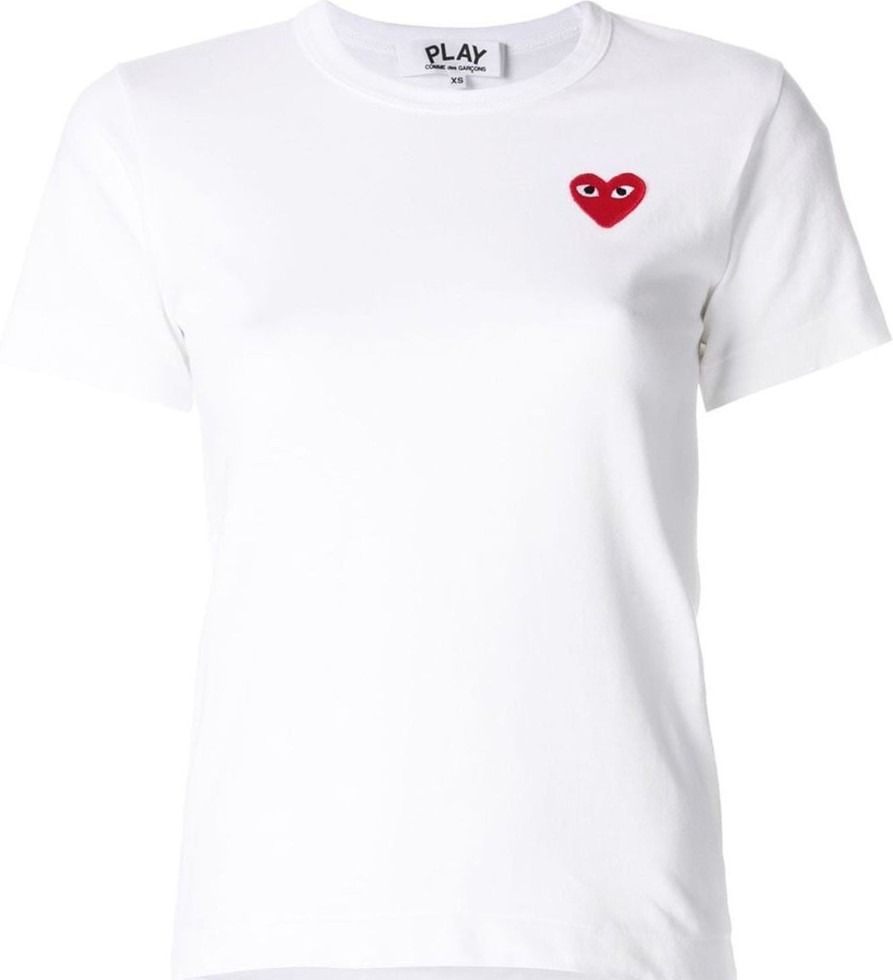 Dames Comme des Garçons | Comme Des Garcons T-Shirts And Polos White Wit