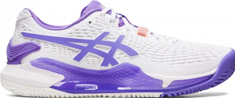 Dames Asics | Asics Gelresolution 9 Clay Tennisschoenen Dames Wit