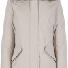 Dames Woolrich | Woolrich Woolrich Coats Grey Grey Zwart