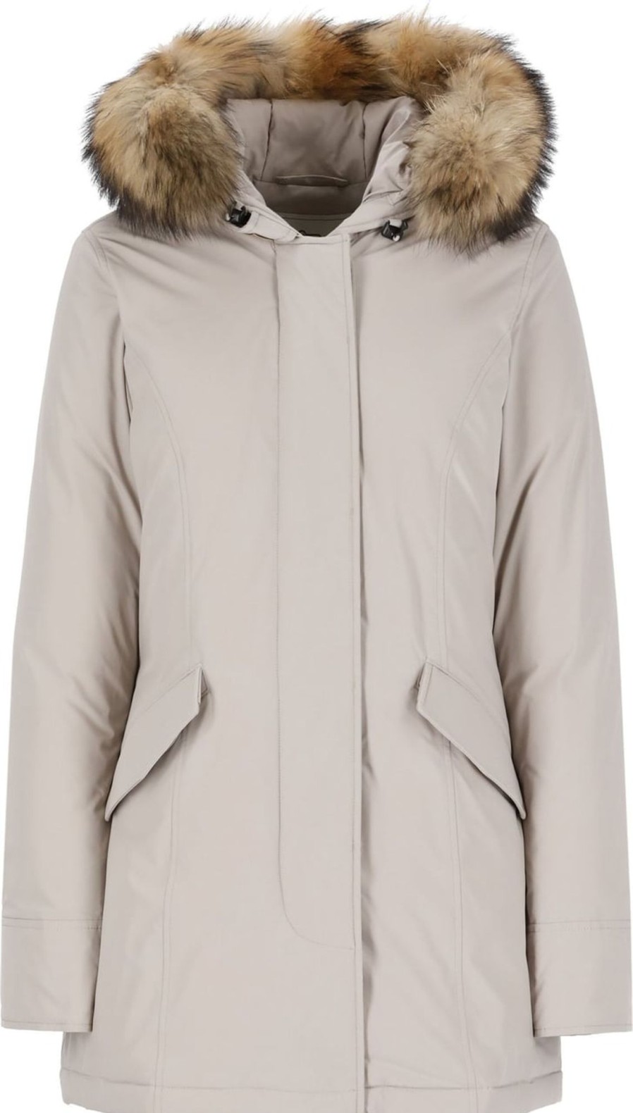 Dames Woolrich | Woolrich Woolrich Coats Grey Grey Zwart