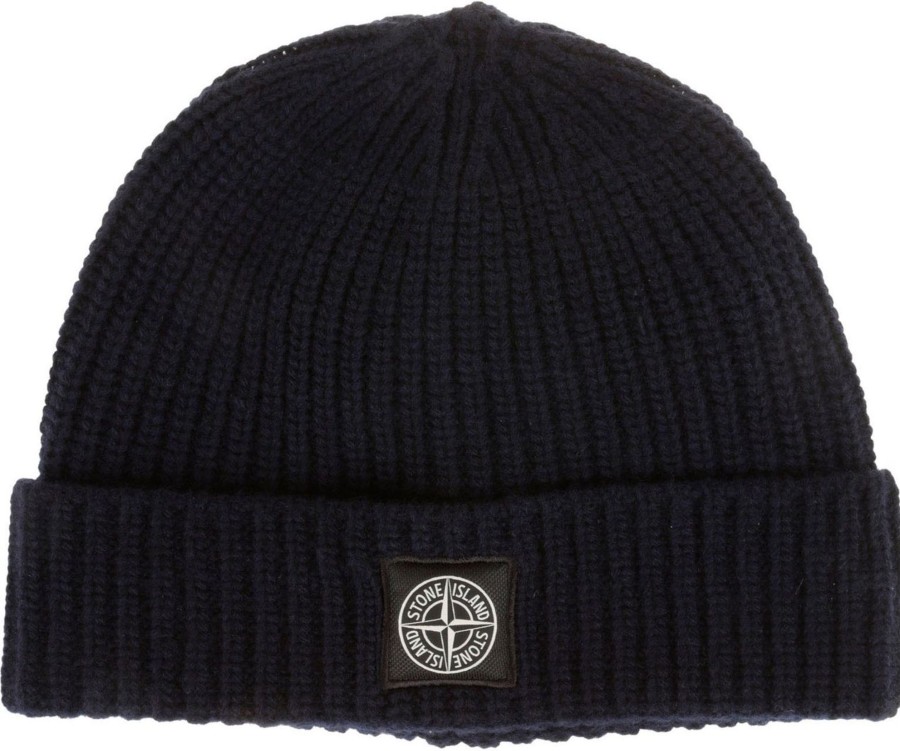 Heren Stone Island | Stone Island Hats Blue Blauw