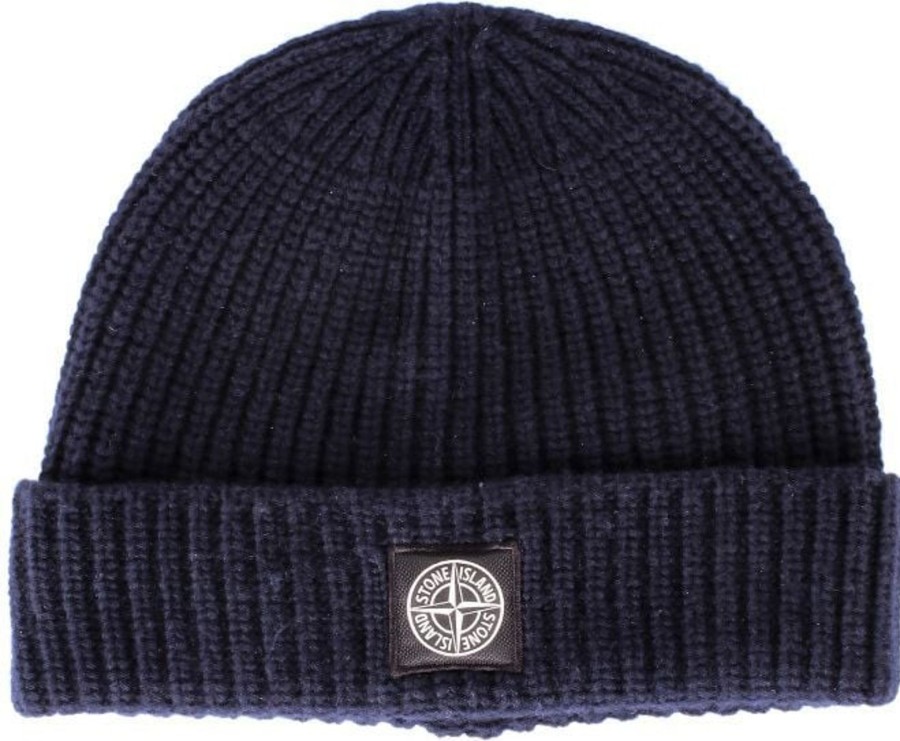 Heren Stone Island | Stone Island Hats Blue Blauw