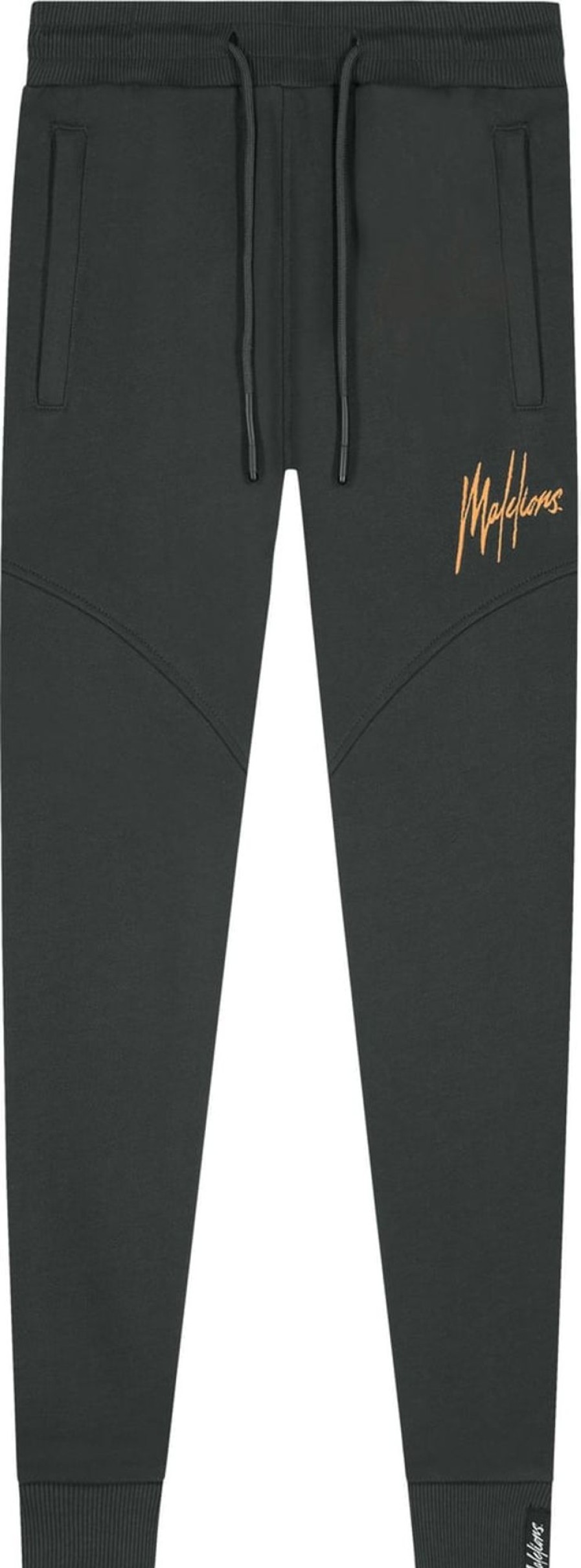 Kids Malelions Broeken | Malelions Girls Essentials Pants -Antra/Peach Grijs