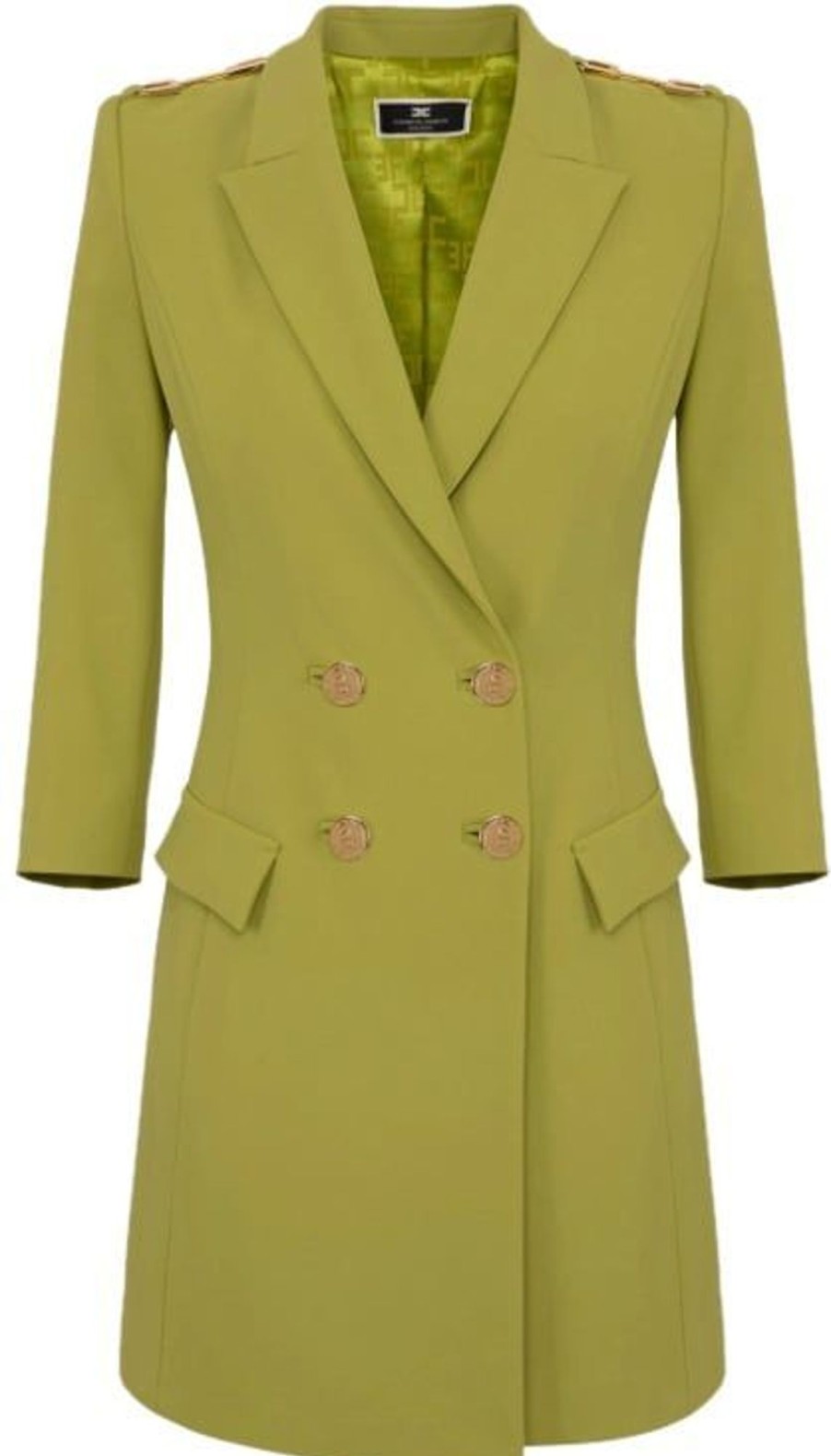 Dames Elisabetta Franchi | Elisabetta Franchi Dresses Green Groen