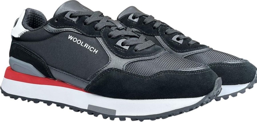 Heren Woolrich | Woolrich Sneaker Zwart Zwart