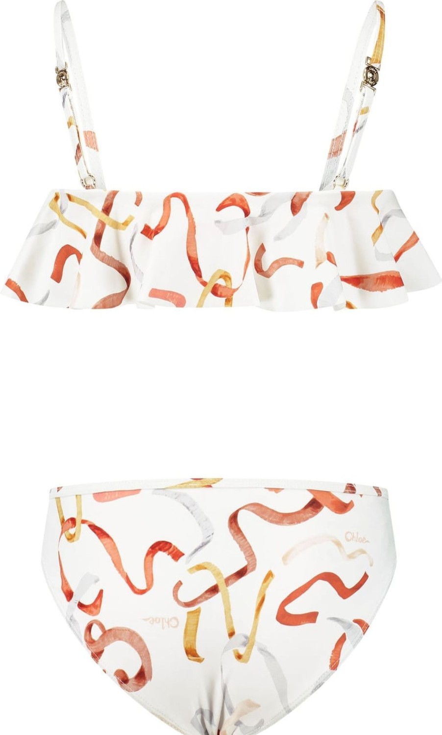 Kids Chloé Accessoires | Chloe Bikini Wit