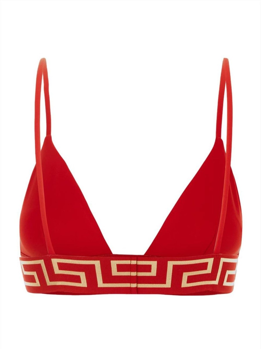 Dames Versace | Versace Swimming Bikini Top Rood