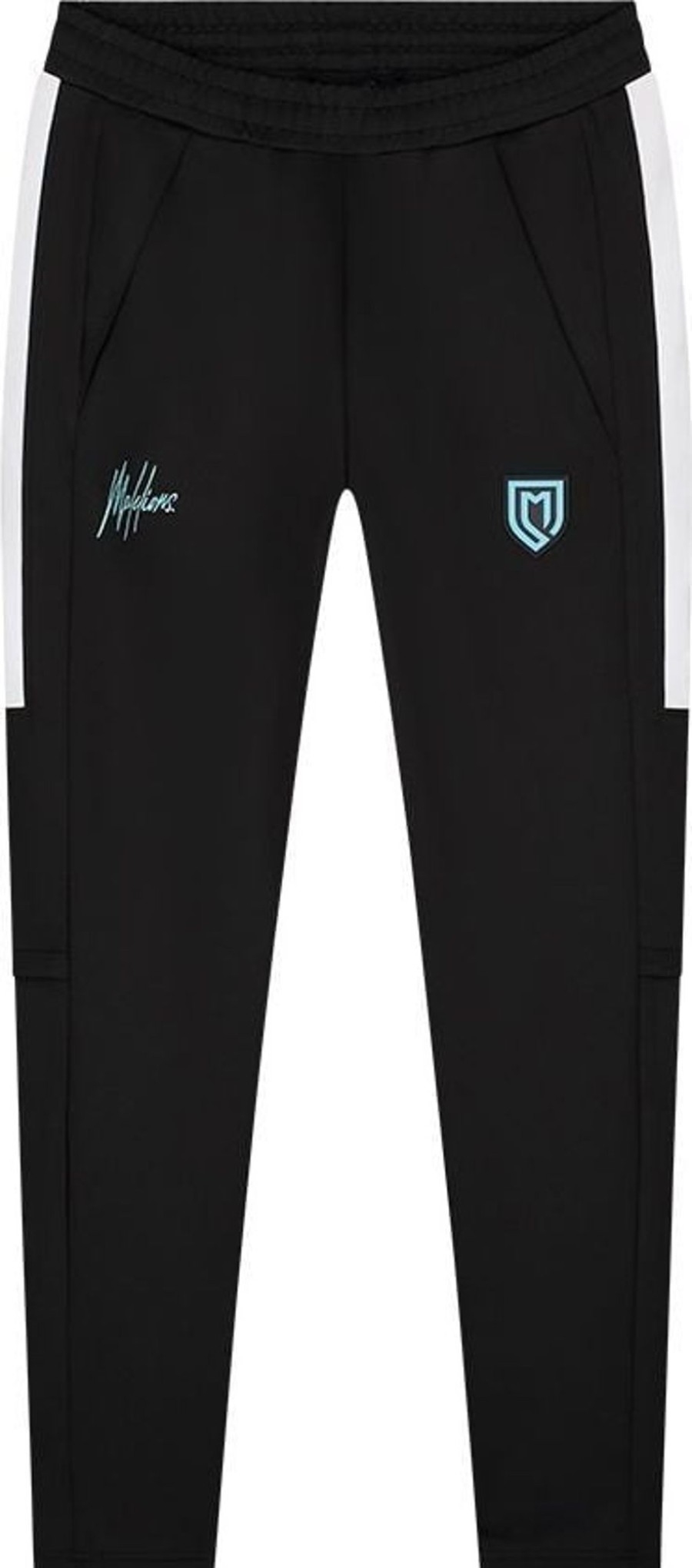 Heren Malelions | Malelions Sport Fielder Trackpants - Black/Tu Zwart