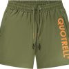 Heren Quotrell | Quotrell Maui Swimshorts | Army/Neon Orange Groen