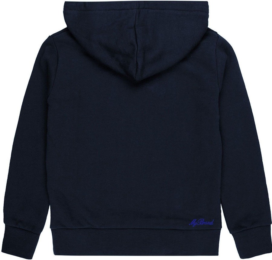 Kids My Brand Truien | My Brand Double Lion Hoodie Blauw