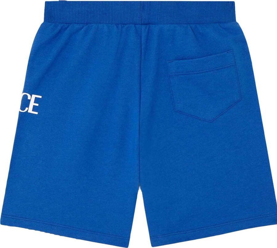 Kids Versace Shorts | Versace Versace Kinder Jongens Shorts Cobalt Blauw Blauw