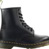 Dames Dr. Martens | Dr. Martens 1460 Smooth Black Combat Boot Black Zwart