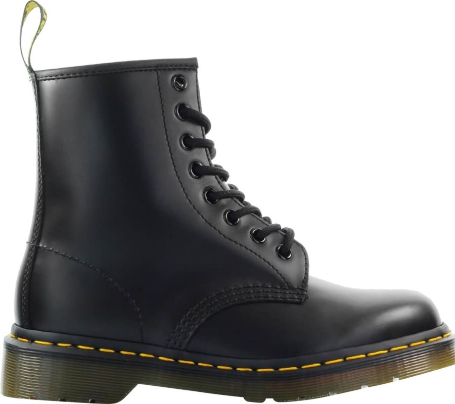 Dames Dr. Martens | Dr. Martens 1460 Smooth Black Combat Boot Black Zwart