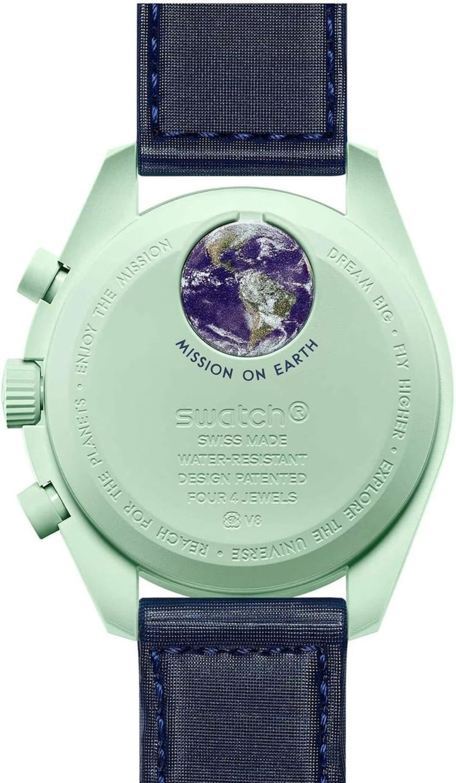 Heren Swatch | Swatch Swatch X Omega Bioceramic Moonswatch Mission To Earth Divers