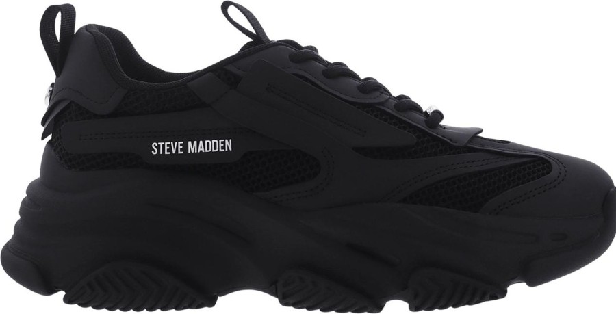 Dames Steve Madden | Steve Madden Possession-E Sneaker Zwart