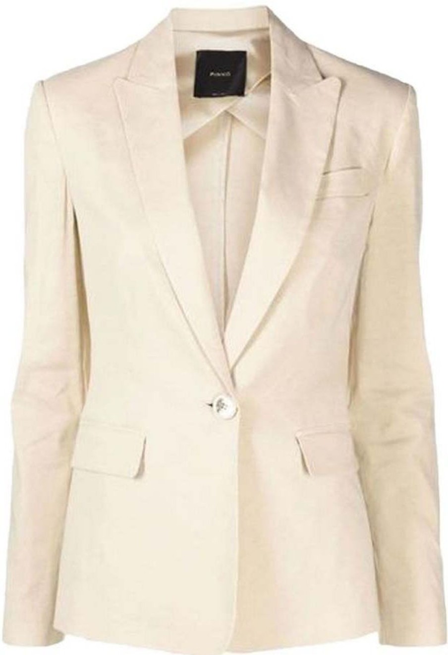 Dames Pinko | Pinko Blazers Beige Beige