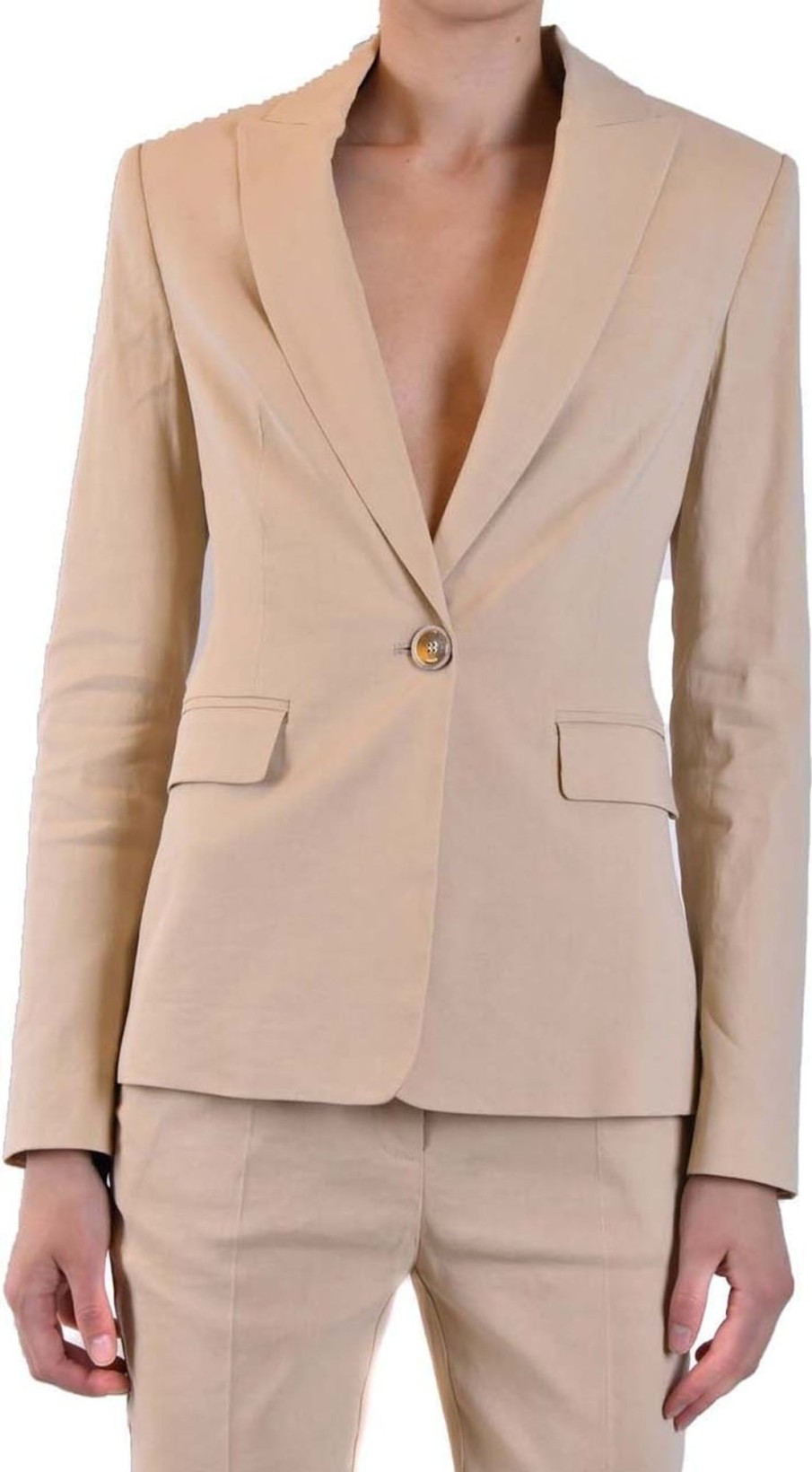 Dames Pinko | Pinko Blazers Beige Beige