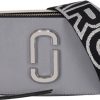 Dames Marc Jacobs | Marc Jacobs The Snapshot Wolf Grey Multi Crossbody Bag Gray Grijs