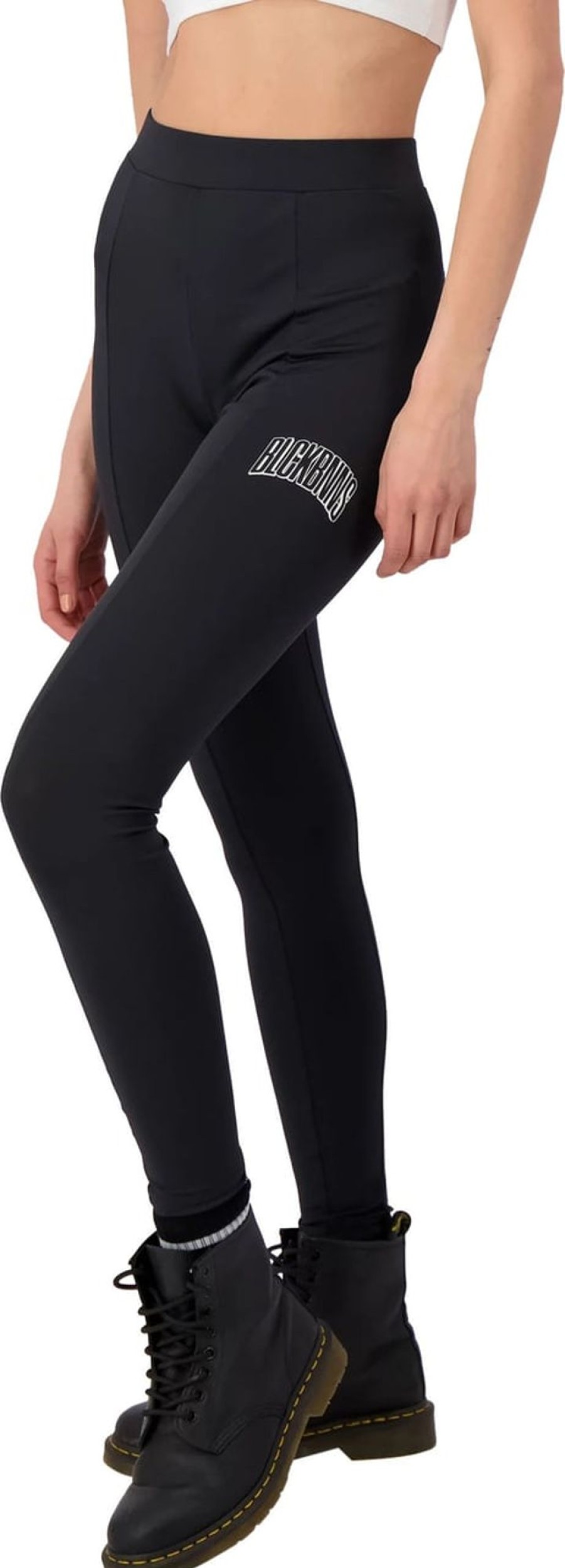 Dames Black Bananas | Black Bananas Arch Legging Dames Zwart Zwart