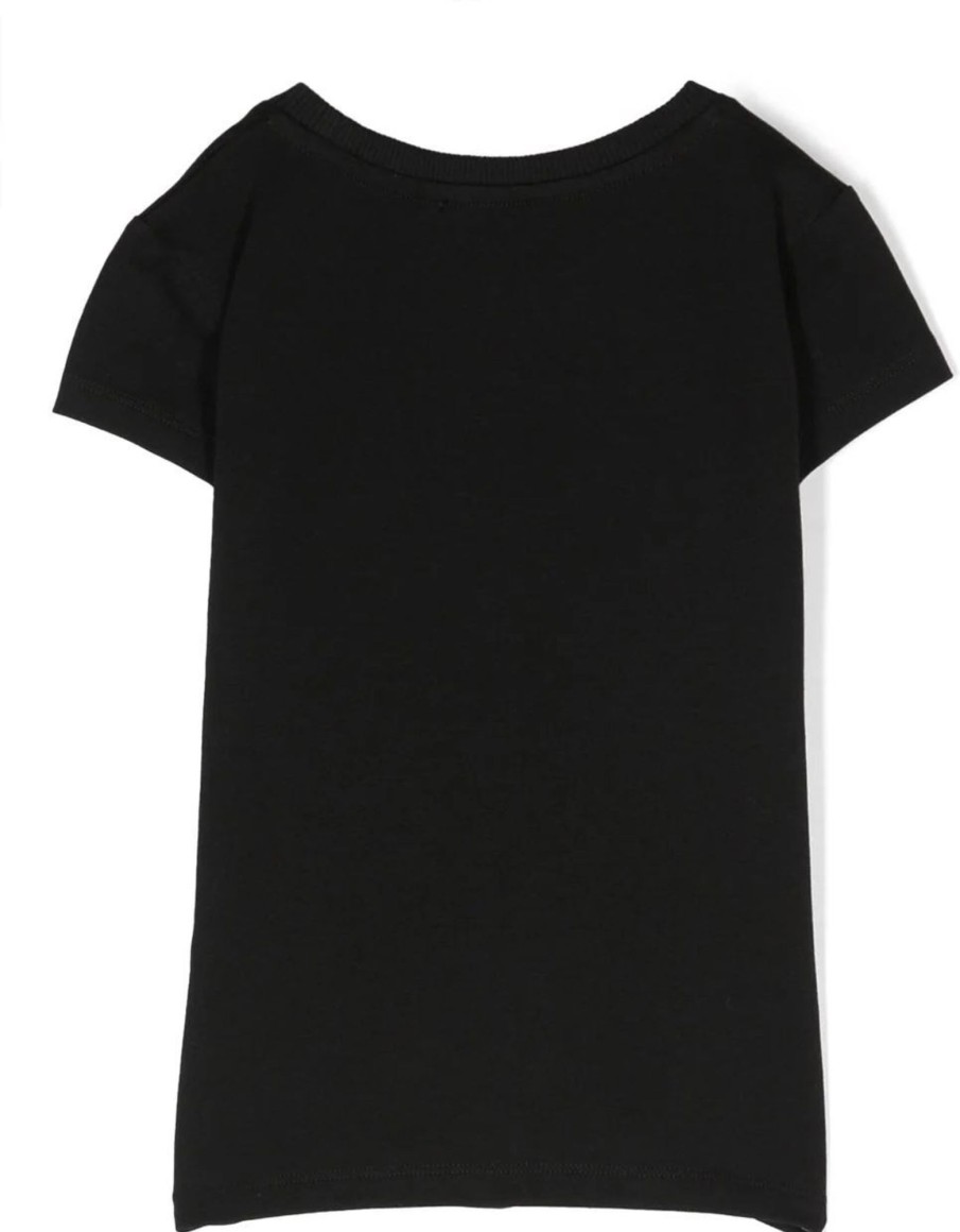 Kids Moschino Tops | Moschino T-Shirt Black Zwart