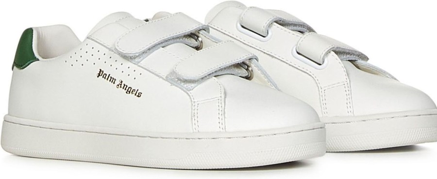 Kids Palm Angels Sneakers | Palm Angels Palm Angels Sneakers White Groen